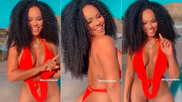 Amazonense Juh Campos, vice-campeã do Miss Bumbum 2021, é vítima de racismo em hotel de luxo