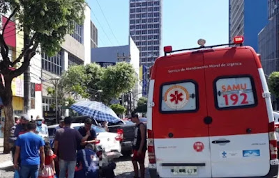 Acidente com ferido deixa trânsito caótico no Centro de Manaus