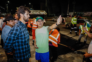 Prefeitura libera o trânsito após obra emergencial em avenida da zona Centro-Sul