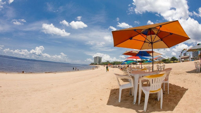 Praia da Ponta Negra volta a ser liberada neste sábado (02), em Manaus