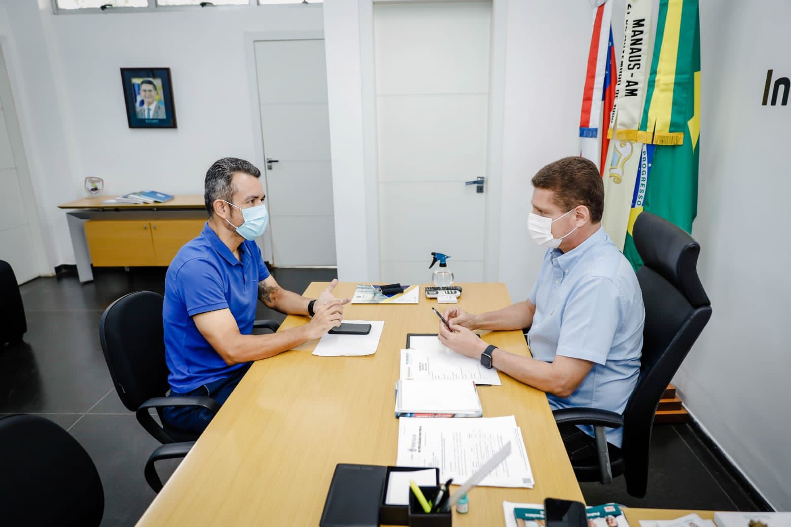 Peixoto reúne-se com vice-prefeito Marcos Rotta para tratar de demandas da zona rural