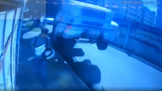Vídeo: homem quase esmagado por caminhão diz que escapou por “milagre”; assista