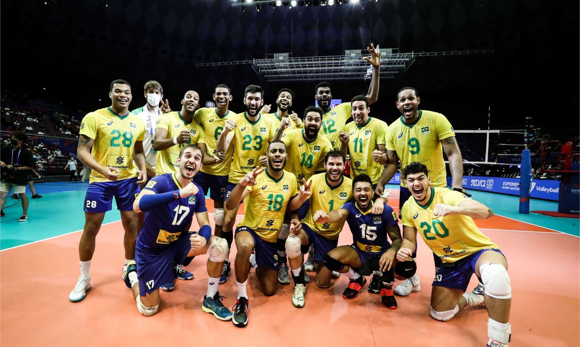 Seleção bate Alemanha de virada na Liga das Nações de vôlei