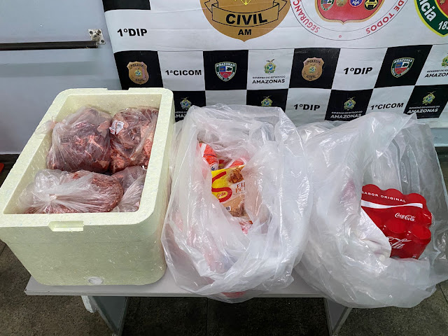 Homem tenta comprar mais de R$ 1 mil de carne com PIX falso em supermercado de Manaus
