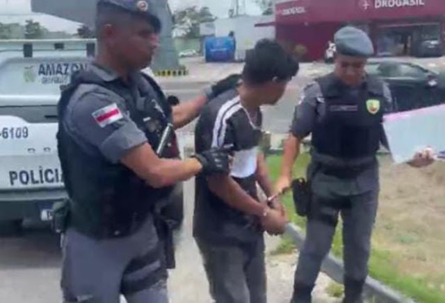 Homem é preso após tentar matar esposa e cinco crianças a facadas na zona Norte de Manaus