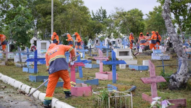 Cemitérios devem receber mais de 500 mil visitantes no Dia de Finados em Manaus