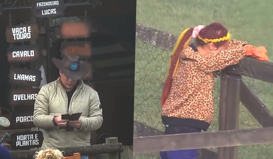 Ruivinha chora após se sentir humilhada pelo fazendeiro Lucas ; veja o vídeo