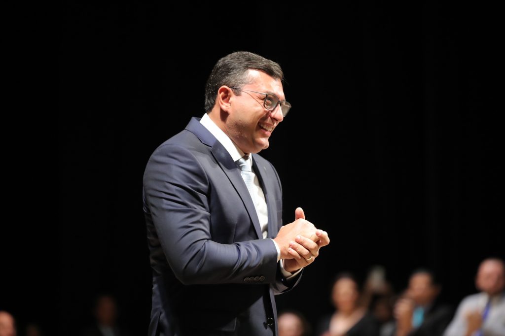 Empossado novamente governador, Wilson Lima diz que seguirá ouvindo a população para conduzir os destinos do Amazonas