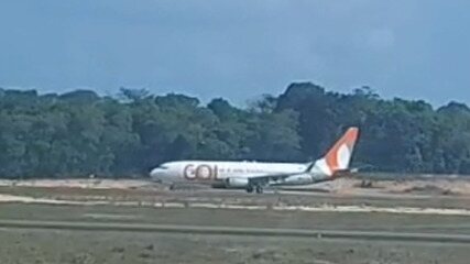 Avião tem pane em turbina e faz pouso de emergência no aeroporto de Manaus