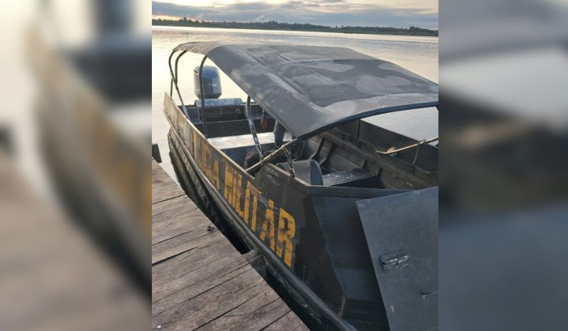 ‘Piratas dos rios’ roubam lancha da polícia em Tefé