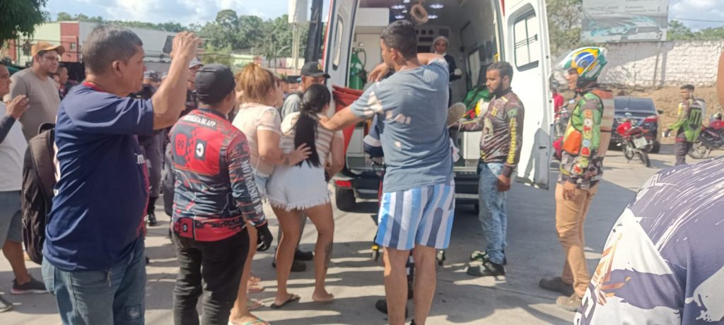 homem é baleado na cabeça durante briga generalizada na zona leste de Manaus