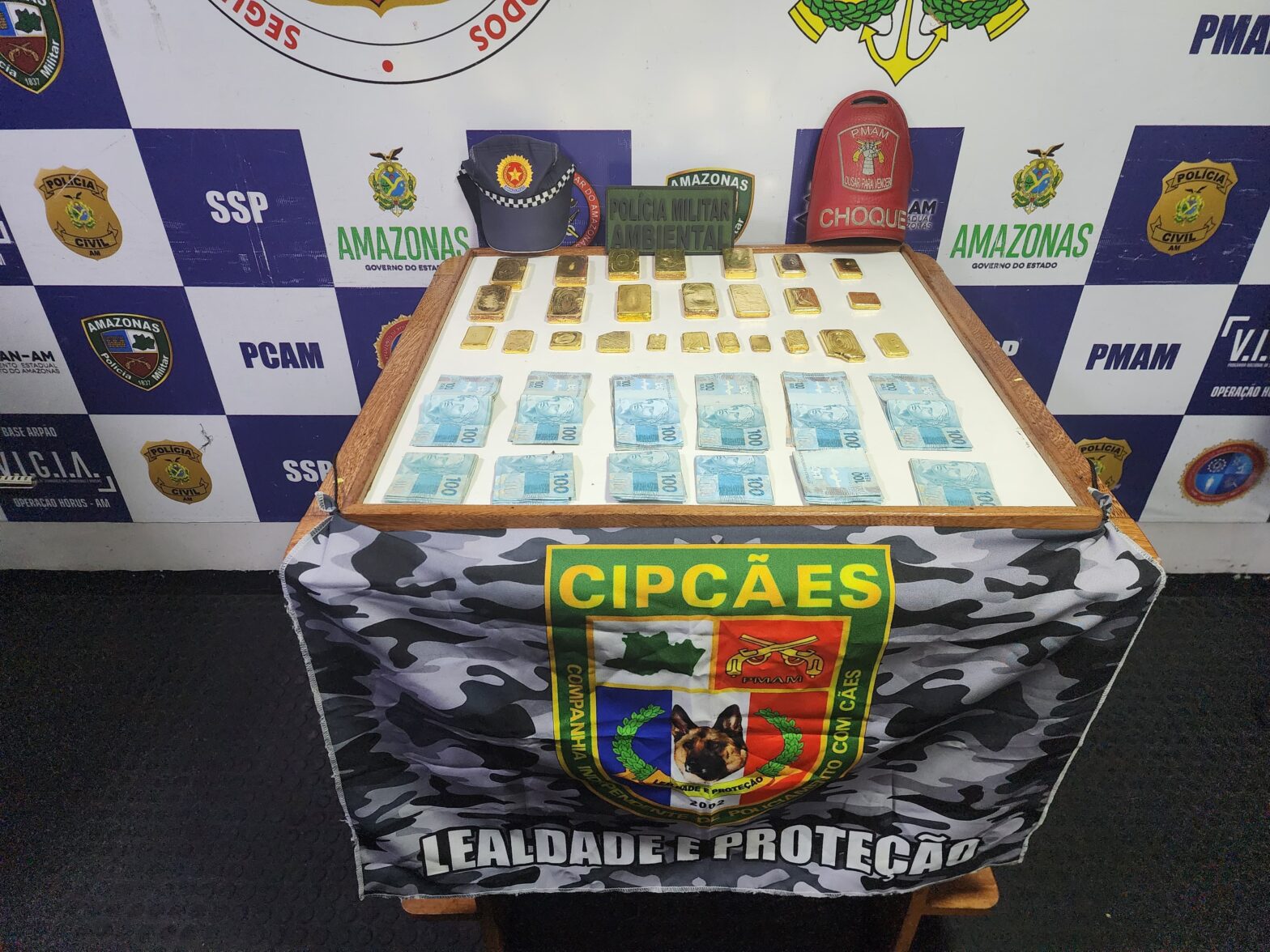 Base Arpão 1: Homem é preso com 14,5 quilos de ouro pelas Forças de Segurança em Coari