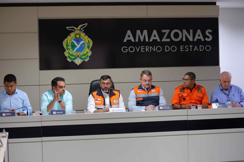 Wilson Lima afirma que Amazonas terá pior seca da história em 2024 e apresenta ações para enfrentamento