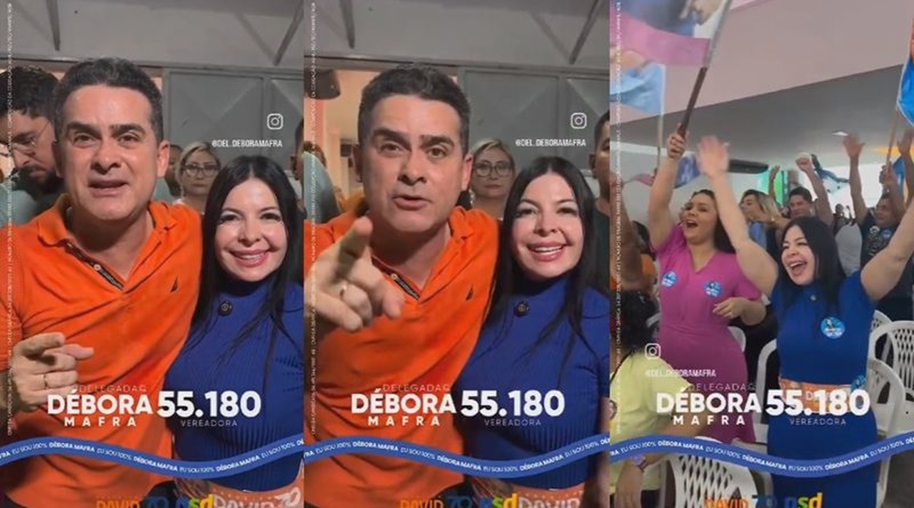 David Almeida declara apoio à Delegada Débora Mafra em evento em Manaus; veja vídeo 