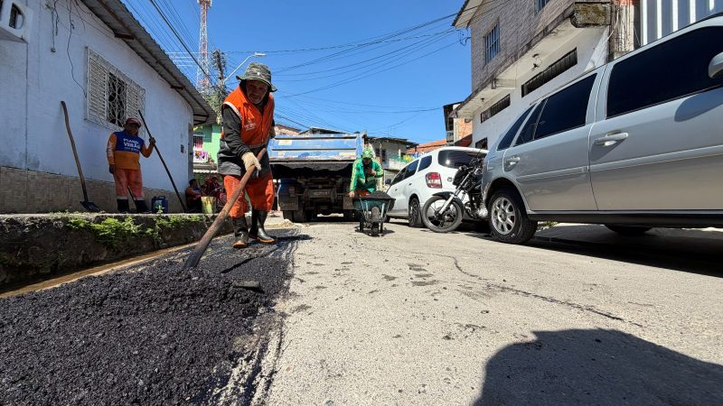 Prefeitura de Manaus intensifica manutenção asfáltica e reforça mobilidade no bairro São Francisco