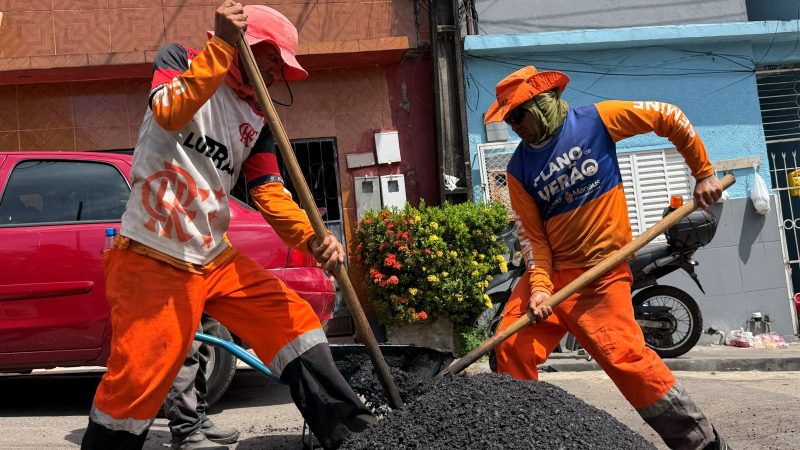 Prefeitura de Manaus leva força-tarefa de infraestrutura ao Lírio do Vale na 6ª edição do programa ‘Manaus que a Gente Cuida’