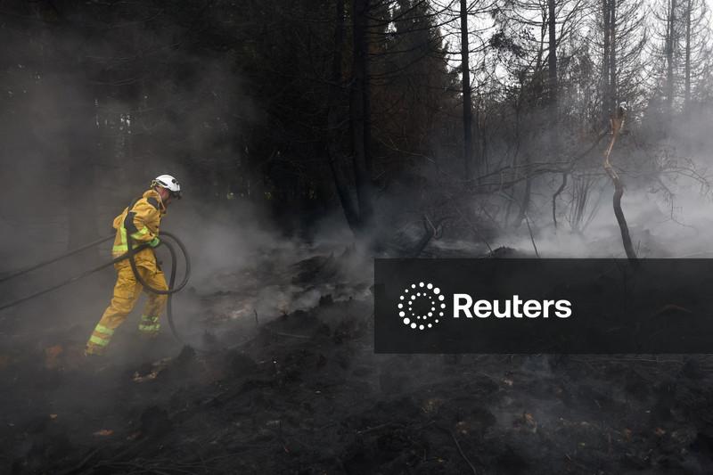 Chuvas ajudam em combate ao maior incêndio da Bélgica em meio a chamas que assolam a Europa