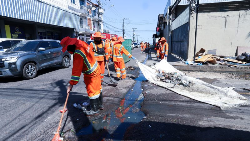 ‘Manaus que a Gente Cuida’ intensifica ações de infraestrutura, limpeza urbana e serviços sociais neste sábado, no Lírio do Vale