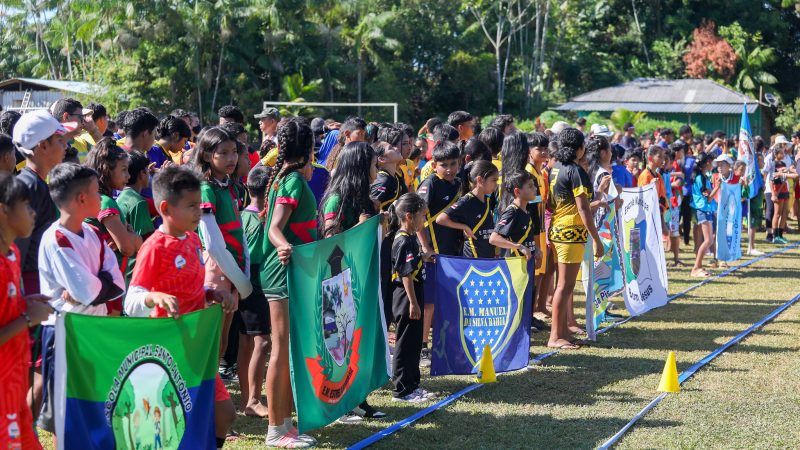 Esporte e integração reúnem cerca de 300 estudantes na 4ª edição da Municipíadas Ribeirinha da Prefeitura de Manaus