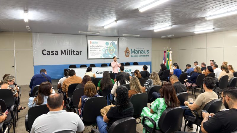 Servidores da CGM recebem capacitação sobre Programa de Integridade e Compliance e o Código de Ética da Prefeitura de Manaus