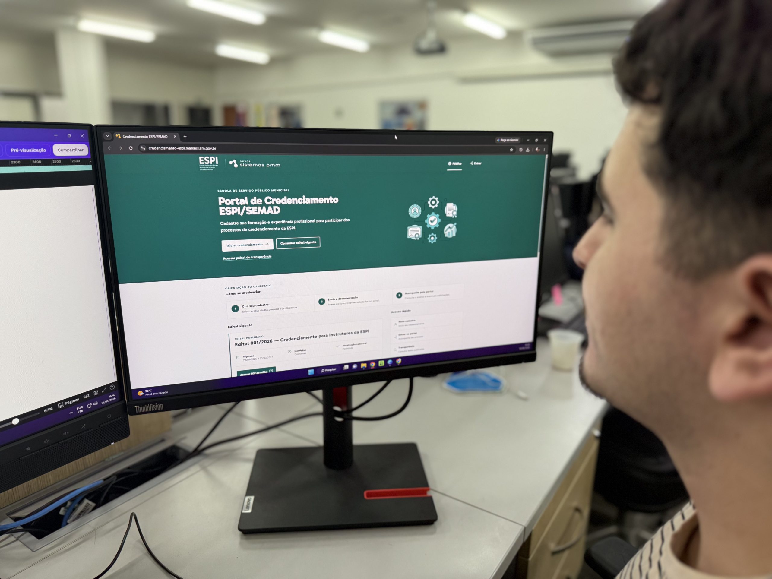 Prefeitura de Manaus reabre credenciamento para instrutores da Espi/Semad com novo portal