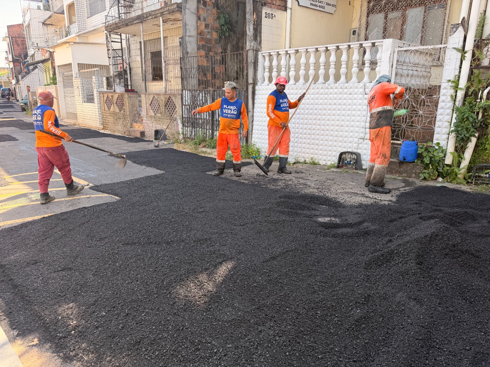 Prefeitura de Manaus recupera pavimento da rua Boa Vista e melhora segurança viária no São Raimundo