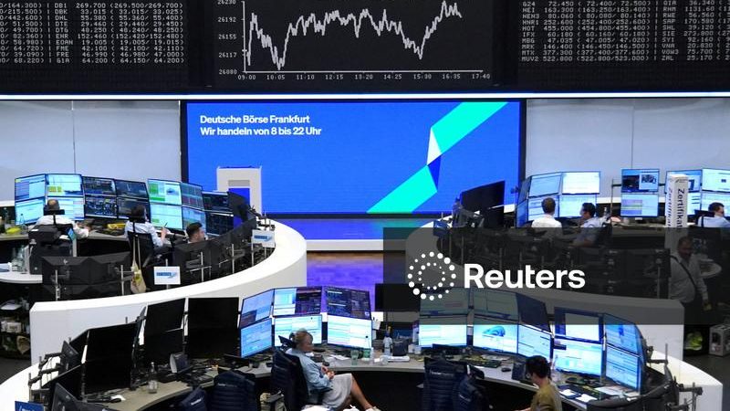 Índice STOXX 600 fecha semana em máxima recorde com balanços e dados fracos de trabalho dos EUA