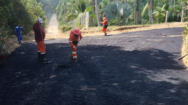 Prefeitura de Manaus pavimenta ladeira no ramal 2000 e leva infraestrutura a trecho antes de barro no Distrito Industrial