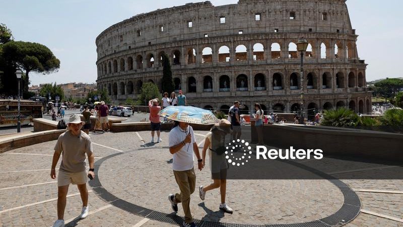 Itália coloca todas as principais cidades em alerta máximo conforme onda de calor se intensifica