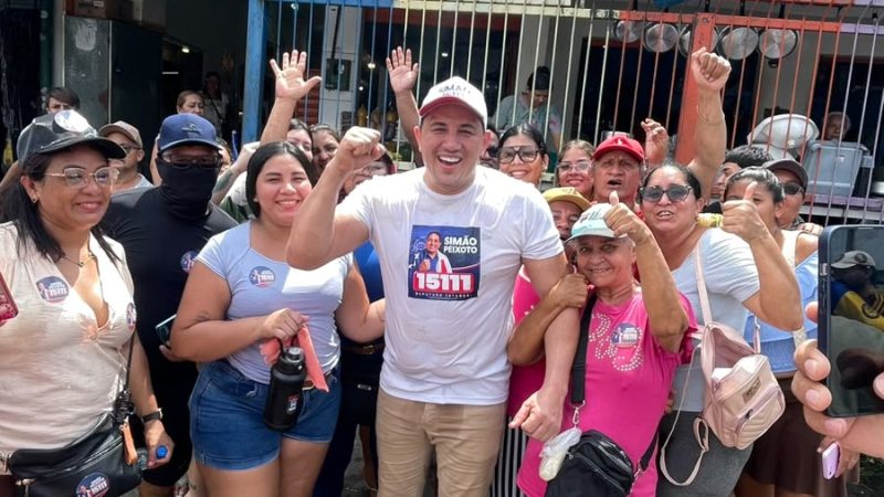 Simão Peixoto ganha as ruas do Japiim e fortalece projeto político para Manaus e o interior do Amazonas