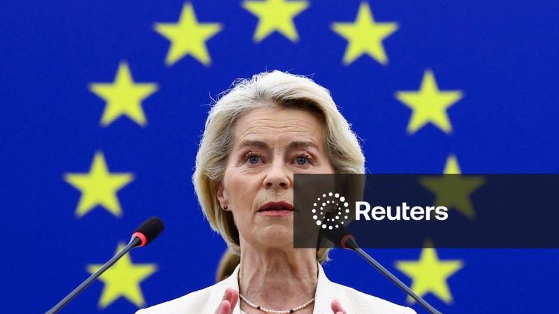 UE usará todos os meios para reduzir déficit comercial com a China, diz Von der Leyen