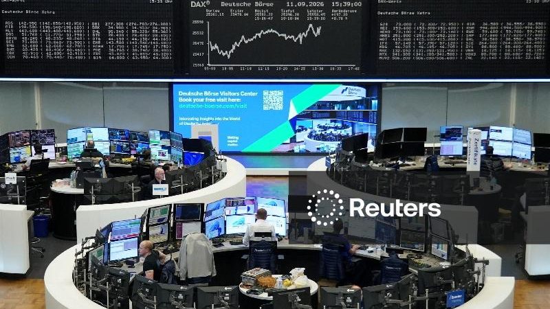 Ações europeias recuam diante de pedidos de desaceleração da IA e preocupações com inflação