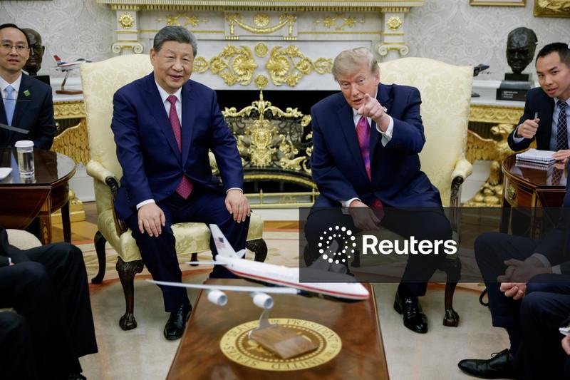 Trump diz ter conversado com Xi sobre guerra contra Irã
