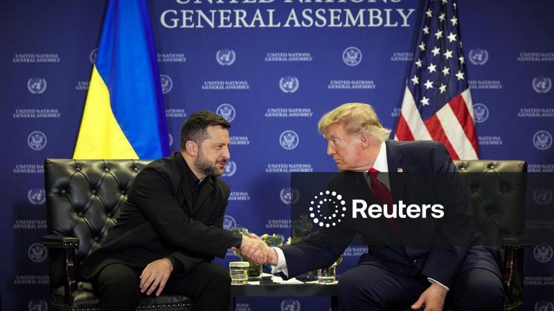 Zelenskiy discute esforços de paz e cessar-fogo no setor energético com Trump