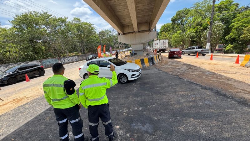Prefeitura de Manaus libera retorno no ‘Passarão’ e reduz trajeto para motoristas na zona Oeste
