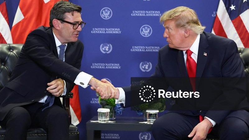 Reino Unido se manterá firme em relação às Malvinas, diz primeiro-ministro britânico a Trump