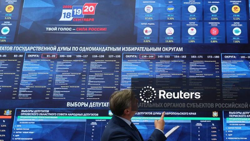 Partido governista Rússia Unida deve vencer eleição parlamentar com facilidade, apontam resultados parciais