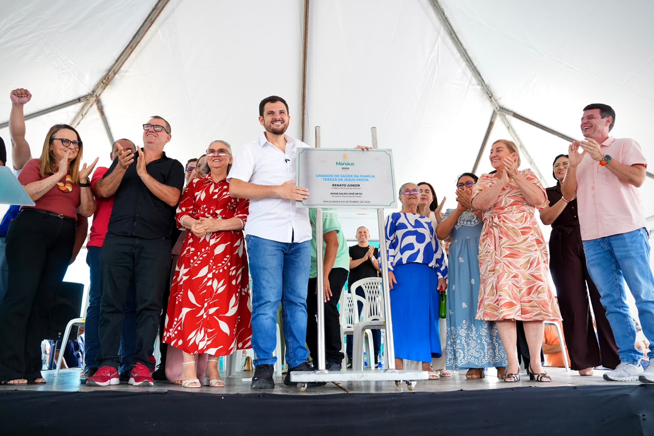 Prefeito Renato Junior inaugura nova USF no Monte das Oliveiras e pede acolhimento e escuta qualificada como padrão de atendimento à população