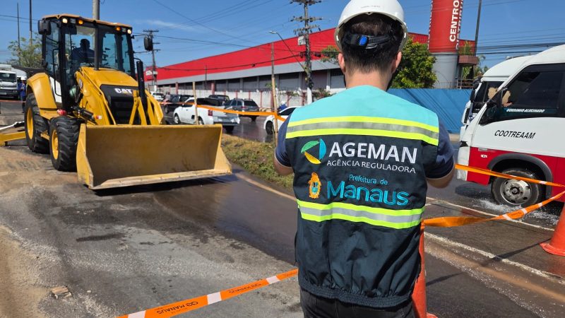 Ageman acompanha reparos em adutoras e monitora abastecimento nas áreas afetadas