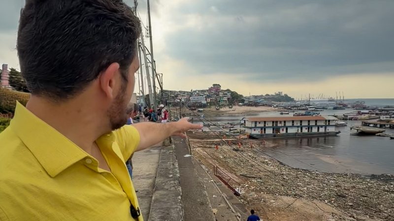 Prefeito Renato Junior reforça limpeza da orla de Manaus com mais de 2,5 mil toneladas de lixo retiradas em 2026