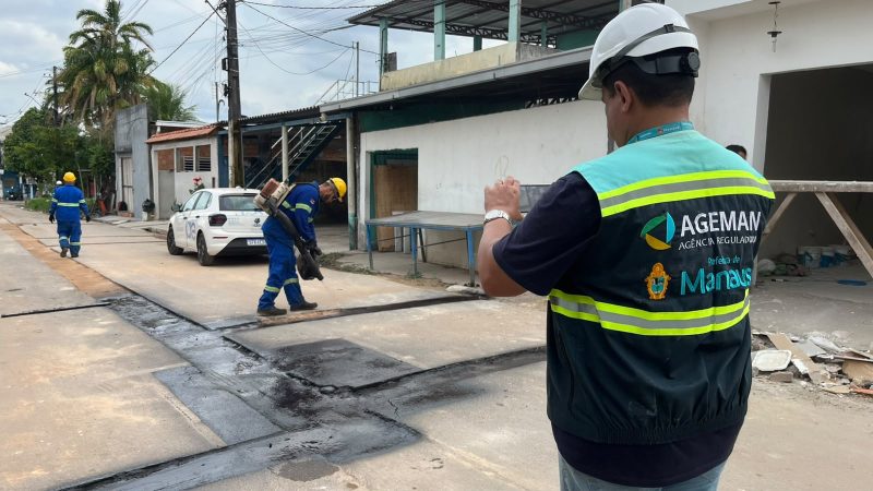 Prefeitura de Manaus monitora ampliação da rede de água para beneficiar 5 mil moradores no bairro Lago Azul