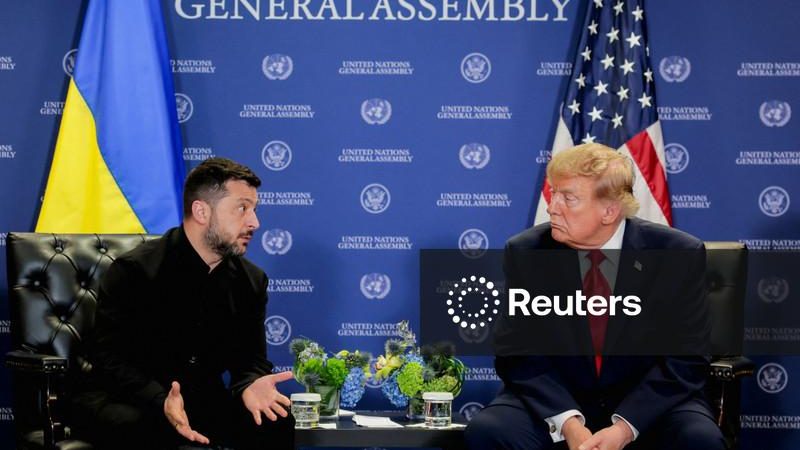 Trump diz que ele e Zelenskiy estão trabalhando em solução para guerra na Ucrânia
