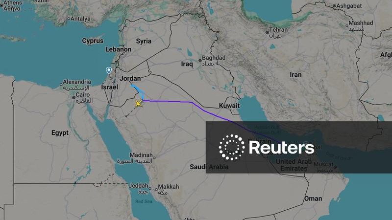 Voo com destino a Israel se desviou para Arábia Saudita após briga entre pilotos, diz autoridade israelense