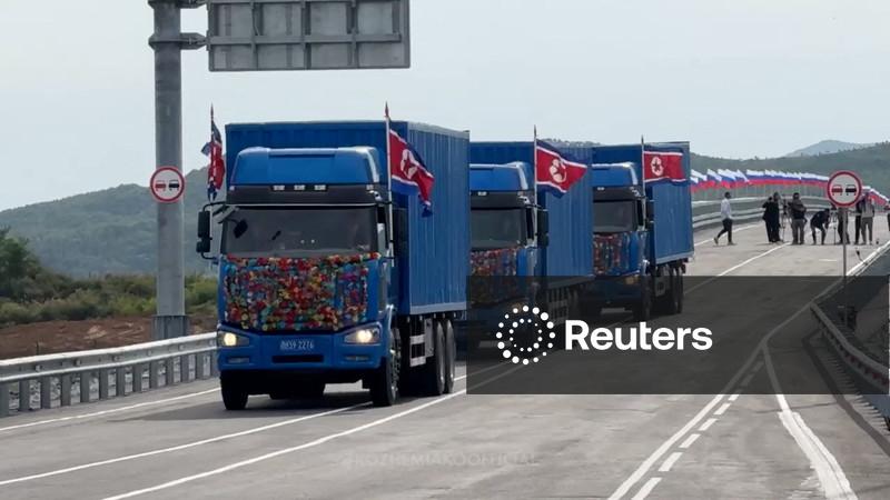 Coreia do Norte e Rússia inauguram sua primeira ponte rodoviária, um símbolo do estreitamento das relações