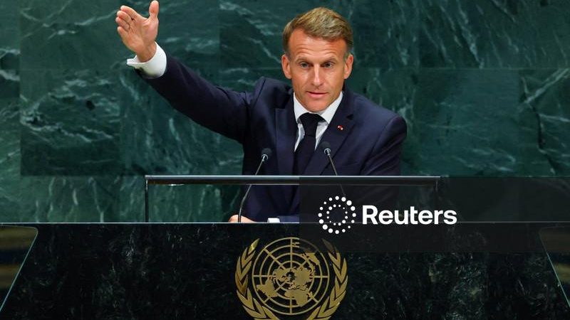 Em discurso de despedida na ONU, Macron chama diplomacia de Trump para Gaza de “espetáculo” vergonhoso