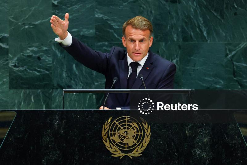 Em discurso de despedida na ONU, Macron chama diplomacia de Trump para Gaza de “espetáculo” vergonhoso