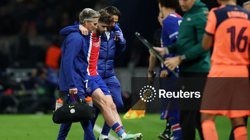 Kvaratskhelia, do PSG, será submetido a cirurgia no joelho; Dembélé e Marquinhos ficam fora por semanas