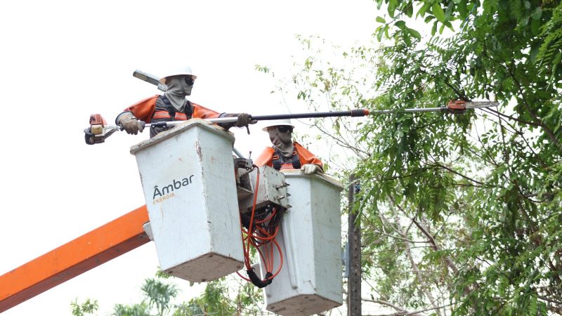 Âmbar Energia realiza 2,3 mil ações na rede elétrica do Amazonas em uma semana