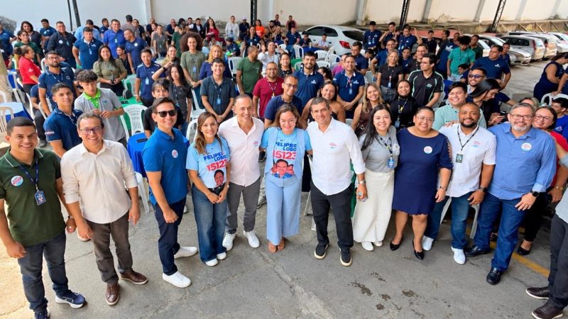 Afonso e Iolanda Lobo destacam trajetória de Felipe Lobo em encontro com trabalhadores em Manaus