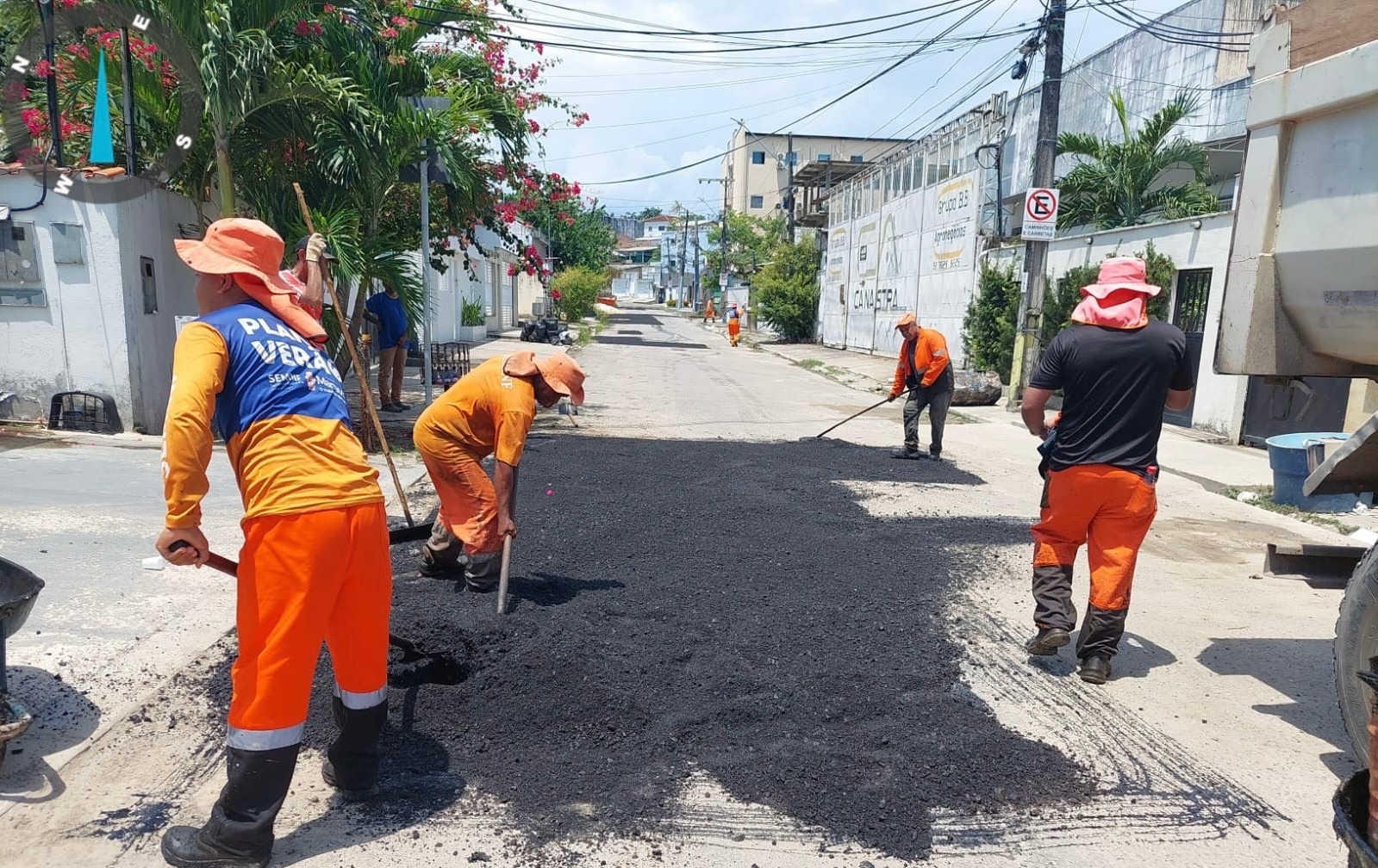 Prefeitura de Manaus conclui recuperação asfáltica da rua Virgínia Wolf, no Parque 10 de Novembro